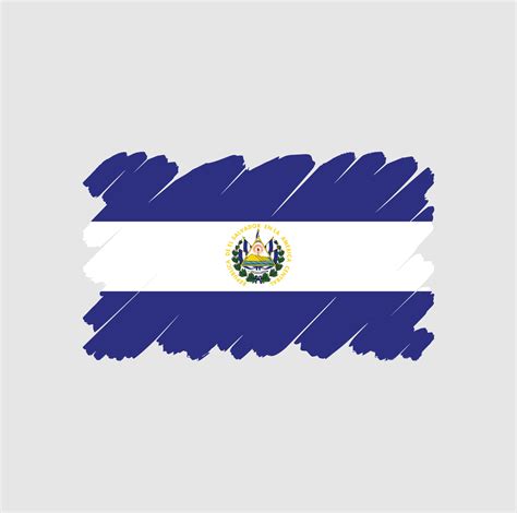 El Salvador flag vector 4943898 Vector Art at Vecteezy