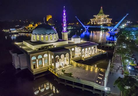 Floating Mosque Latest Attraction In Kuching