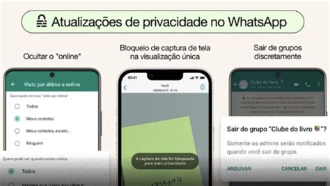 Atualiza O Do Whatsapp Permite Esconder O Status Online E Sair De