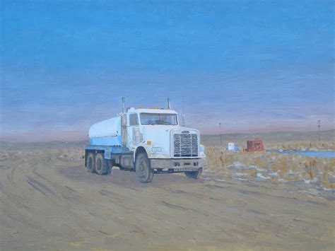 Water Truck Painting By Galen Cox Fine Art America