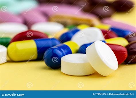 Pharmaceutical Medicine Antibiotic Pills Stock Photo Image Of