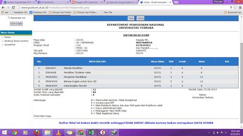 Cara Cek Nilai Ut Keseluruhan Ruang Ilmu