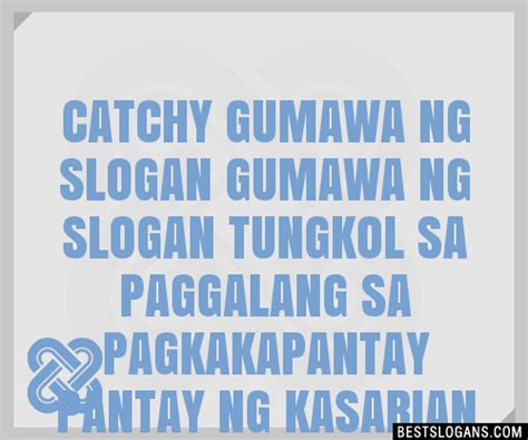 Catchy Gumawa Ng Gumawa Ng Tungkol Sa Paggalang Sa Pagkakapantay