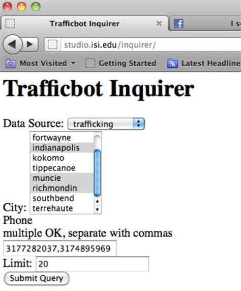 Figure 6 From Data Integration From Open Internet Sources To Combat Sex Trafficking Of Minors