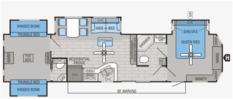 Travel Trailer Floor Plans With 2 Queen Beds – Hanaposy