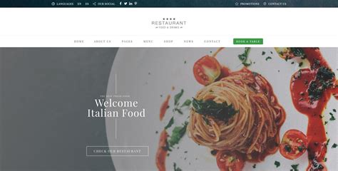 Pasta Italian Restaurant Wordpress Theme Nicdark Themes