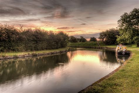 Canal And Barge Photograph by Image By Dr. Ewan Photography. All Rights Reserved - Fine Art America