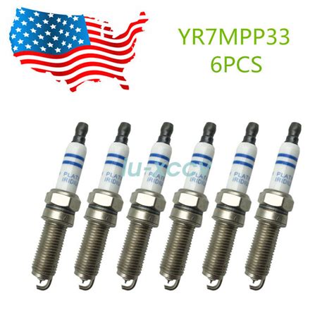 6PCS Bosch Spark Plugs For Mercedes Benz Double Platinum GERMANY OEM