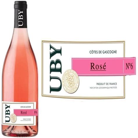 UBY N6 Côtes de Gascogne Rosé Vin rosé La cave Cdiscount