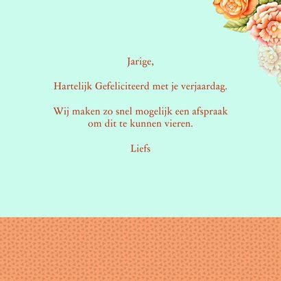 Verjaardag Rozen Vaasje Verjaardagskaarten Kaartje Go