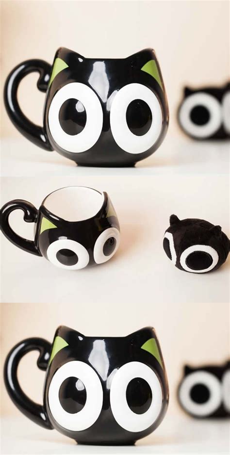 Cute Kitty Cat Coffee Cup | Cat coffee cups, Cat coffee, Cute mugs