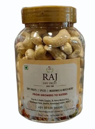 Salty Roasted Cashew Nuts Packaging Size 250 G Packaging Type Jar