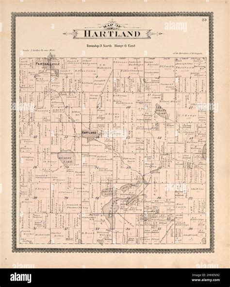 Standard Atlas Of Livingston County Michigan Including A Plat Book