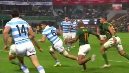 Los Pumas Vs Sud Frica Por Rugby Championship El Try De Gonzalo