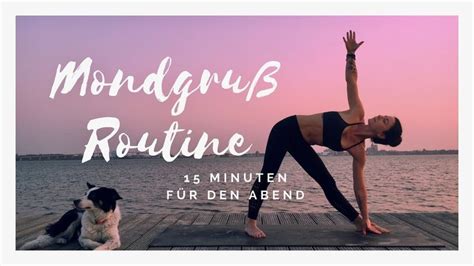 Mondgruß Routine │ Yoga Für Anfänger │ 15 Minuten │yoga Für Den Abend