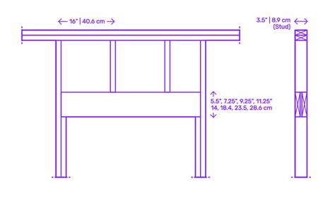 Wood Walls Header 2x Vertical Dimensions And Drawings