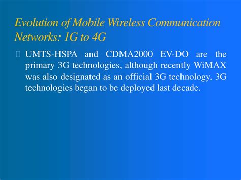 PPT Mobile And Wireless Communication Technologies Techniques