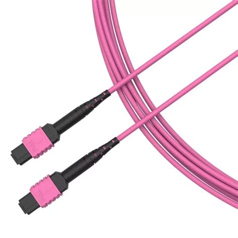 Manufacturing Om4 12 24f G657a1 Mpo Mtp Fiber Optic Patch Cord Mtpmpo Optical Fiber Patch Cord