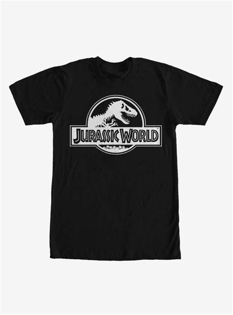 Jurassic Park Simple T Rex Logo T Shirt Dino Tee Dinosaur Shirt