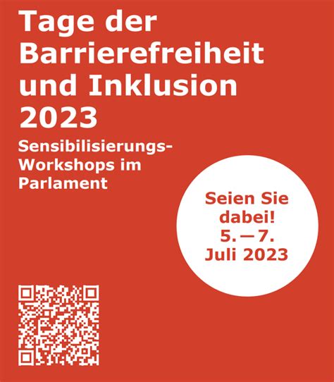 Tage der Barrierefreiheit und Inklusion 2023 Fair für alle