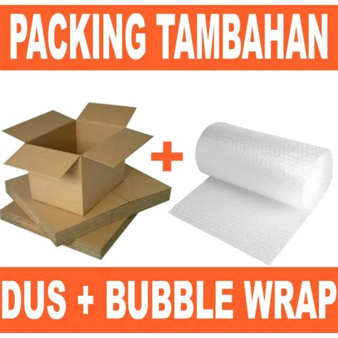 Dus Dan Bubble Wrap Packing Tambahan Lazada Indonesia