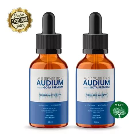 Pague 1 Leve 2 Audium Gotas Premium 30ml Original Parcelamento Sem