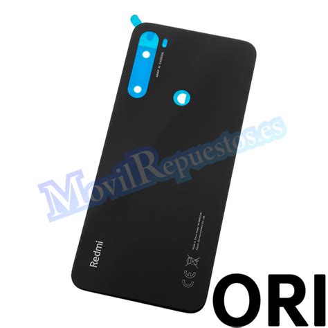 Tapa Trasera Para Xiaomi Redmi Note 8 Negro Original