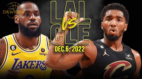 Los Angeles Lakers Vs Cleveland Cavaliers Full Game Highlights