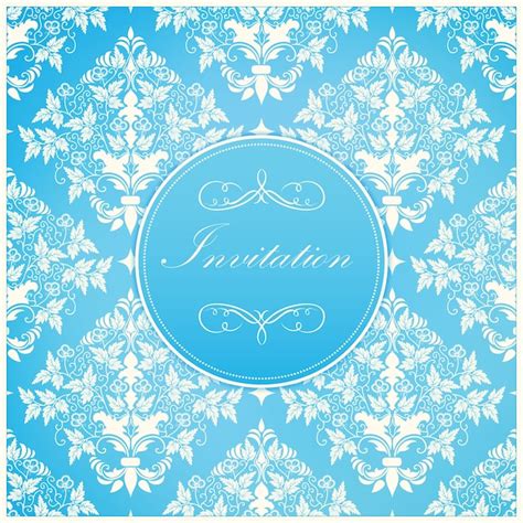 Free Vector Wedding Invitation And Announcement Card With Vintage