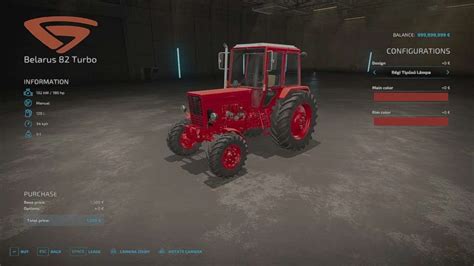 FS22 MTZ 82 Turbo V1 0 0 0 Farming Simulator 22 Mod FS19 Mody