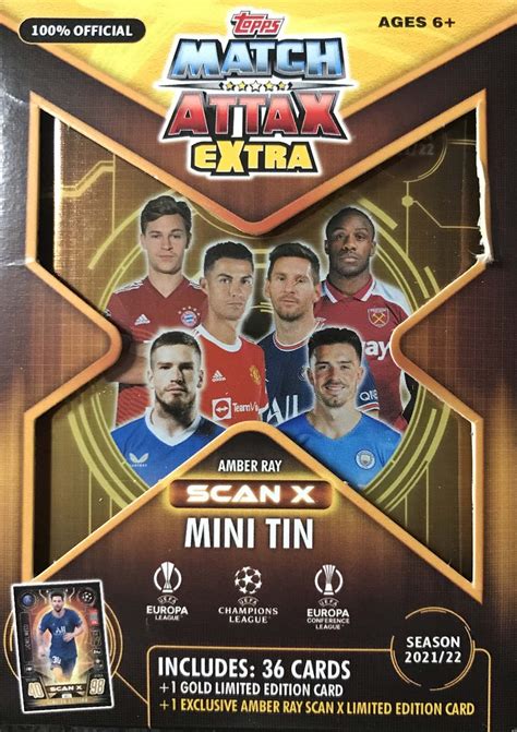 Buy 2021 2022 Topps Match Attax EXTRA Edition AMBER RAY Version