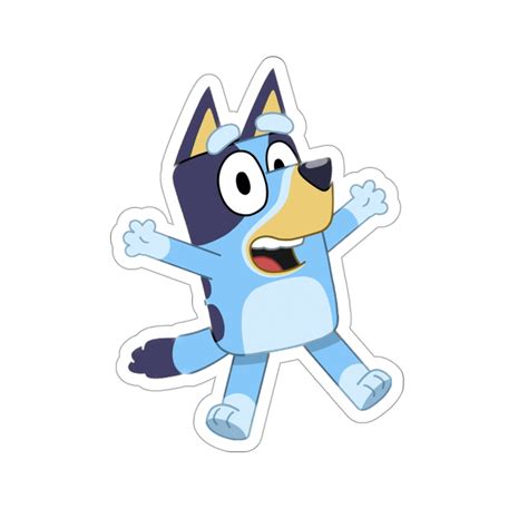 Cute Bluey Sticker Fun Bluey Heeler Sticker Etsy