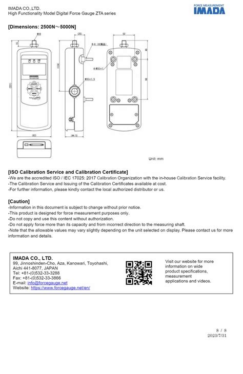 Imada Zta N Digital Force Guage At Rs Imada Force Gauges In