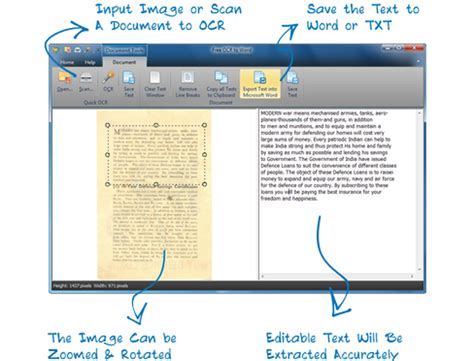 Convierte imágenes en texto con Word OCR