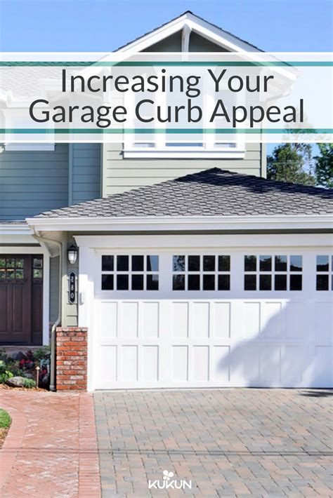 7 Key Upgrades To Increase Your Garage Curb Appeal White Garage Doors Garage Design Modern