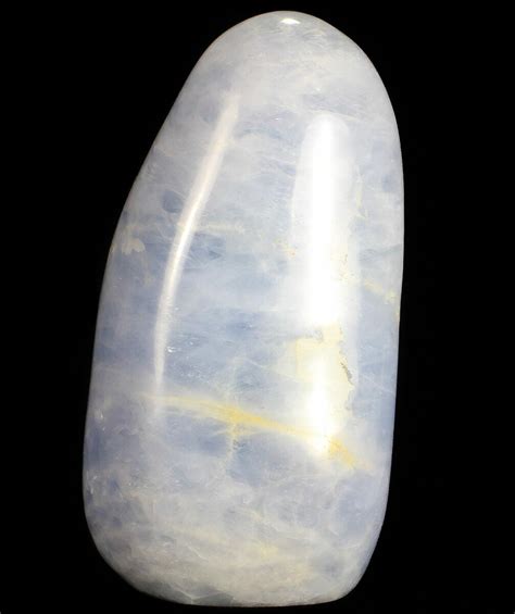 77 Polished Blue Calcite Free Form Madagascar 71464 For Sale