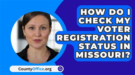 How Do I Check My Voter Registration Status In Missouri Youtube