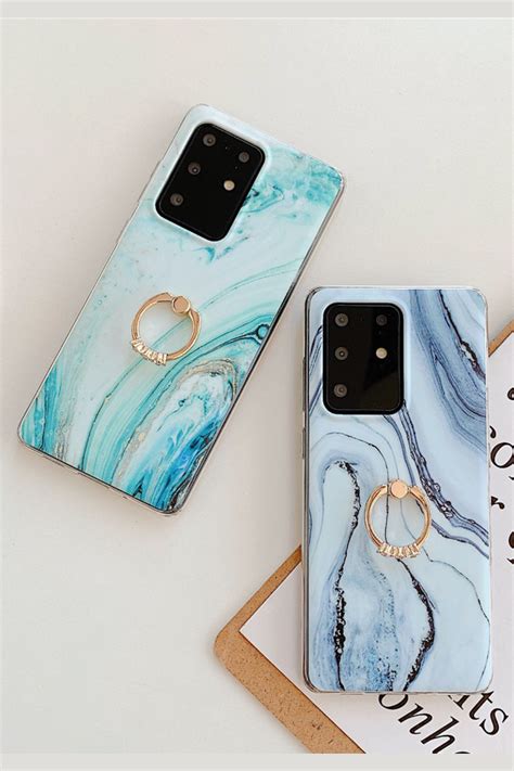 Blue Marble Design Phone Case For Samsung Galaxy S20 Note 10 Plus A50