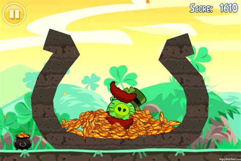 Angry Birds Seasons Go Green, Get Lucky Golden Egg #8 Walkthrough ...