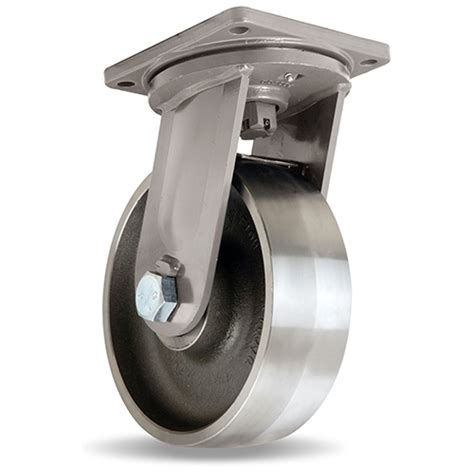 Hamilton Maxi Duty Swivel Caster With X Forged Steel Wheel With