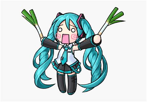 Gear M Leek Hachune Miku Render - Hatsune Miku Leek Transparent, HD Png ...