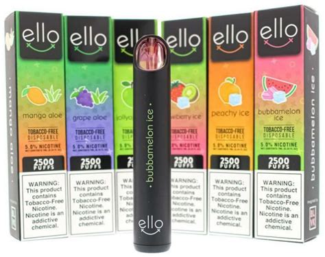 BLVK ELLO Vape Desechable 5 Sal Nic 2500 Caladas Vapelab