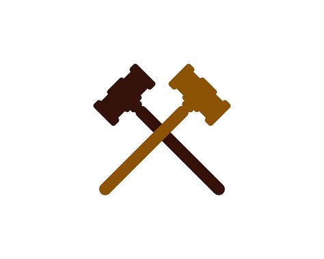 Hammer court Vector icon design illustration 626945 Vector Art at Vecteezy