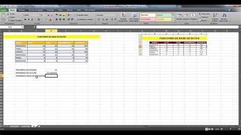 Como Usar La Funcion Base De Base De Datos En Excel Y Para Que Sirve Images