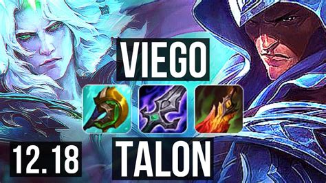 Viego Vs Talon Jng Winrate Legendary Euw Grandmaster