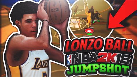 Using Lonzo Ball S Nba K Jumpshot Lonzo S Ugly Jumper Confirmed In