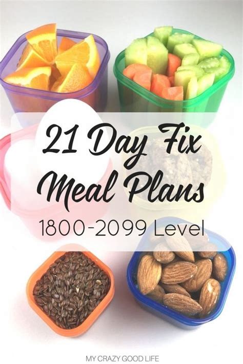 21 Day Fix Meal Plans 21 Day Fix Meal Plan 21 Day Fix Meals 21 Day