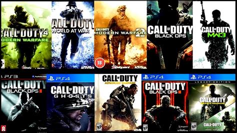 Call Of Duty Games List