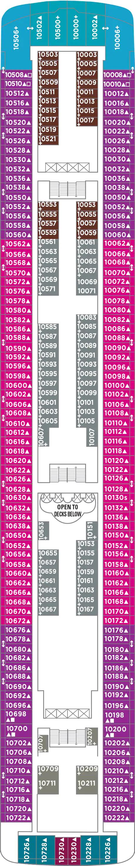 Norwegian Dawn Deck Plans | CruiseInd