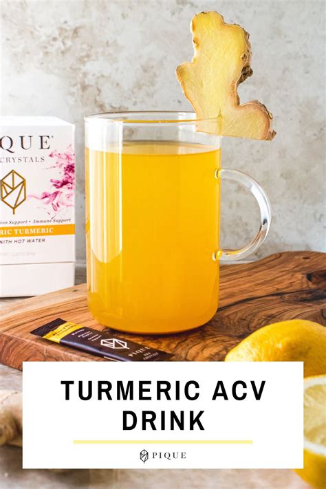 Revitalizing Turmeric ACV Drink Recipe | Pique Blog | Ricetta